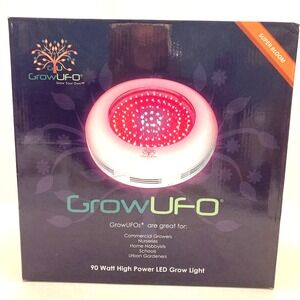 GrowUFO 90 W‎ LED Grow Light Indoor Garden Greenhouse Hang Kit Sunshine Systems